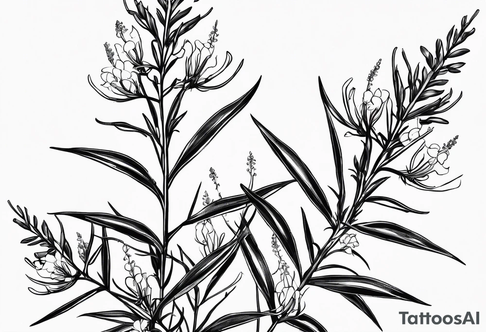 Fireweed this schematic tattoo idea