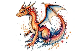 charizard tattoo idea