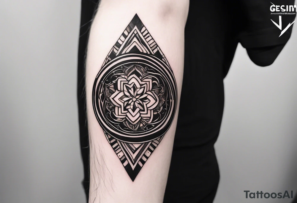 Given your preferences, here’s a concept for your tattoo:

### **Design Concept:**
- **Abstract Base**: Start with an abstract, flowing design that wraps around your arm. This could include geometric patterns, swirling lines, and shapes that represent the ups and downs of life. The abstract elements can also represent your charismatic and lively nature.
  
- **Bitcoin Candle**: Integrate a Bitcoin candle (like a candlestick chart) into the design. The candle could be stylized to blend with the abstract patterns, possibly with one candle rising high to symbolise growth and resilience. You could use this candle to represent your financial interests and optimism, despite the fluctuations (both literal and metaphorical) in life.

- **Dark Moments Representation**: To symbolize the dark moments you've experienced, you could use darker shading or a subtle shadow effect in certain areas of the abstract design. This could contrast with lighter, more vibrant sections, showing how you've come through those times.


### **Style and Placement:**
- **Style**: A blend of abstract and geometric with a hint of realism in the Bitcoin candle could work well. This style will give the tattoo a modern, dynamic look.
  
- **Colour**: Mostly black and grey, with perhaps a touch of gold or green on the Bitcoin candle to make it stand out.
  
- **Placement**: A design that flows from your upper arm down to your forearm would allow for the tattoo idea