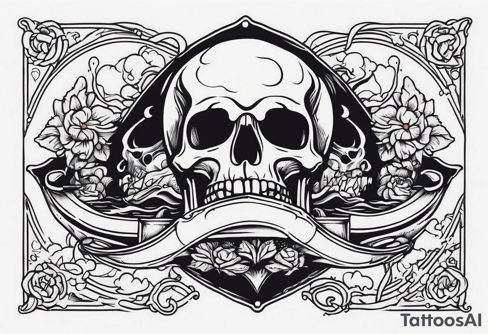 loose lips sink ships skskeletons and death tattoo idea