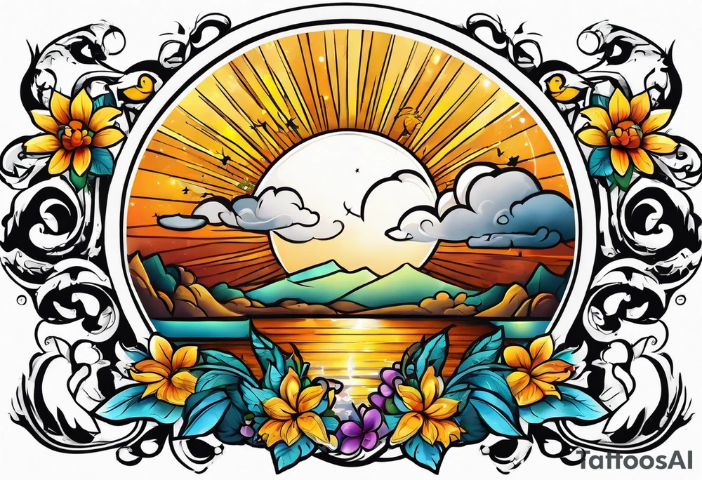 Sunshine tattoo idea