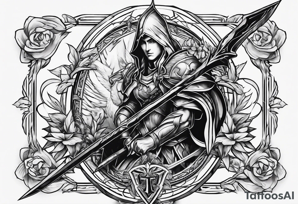 Spear of Longinus　EVA tattoo idea