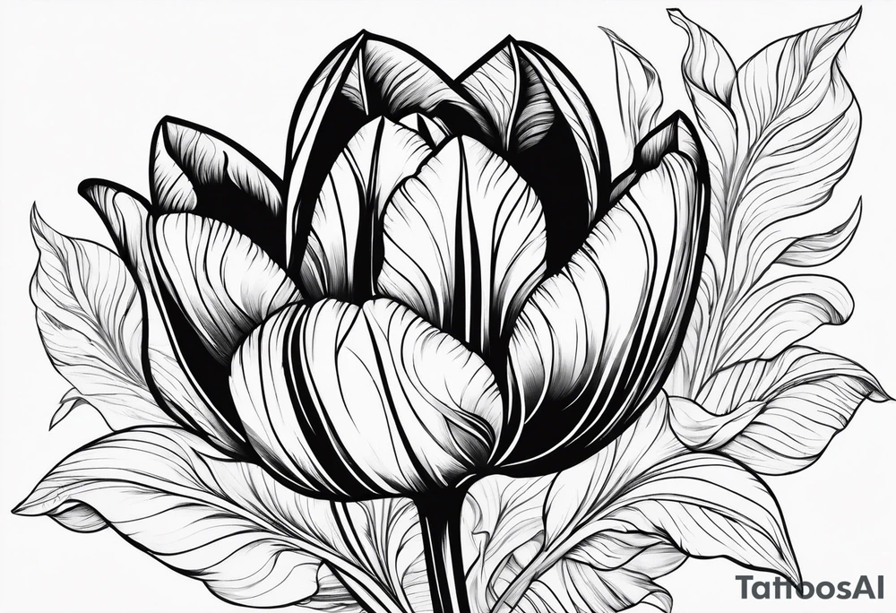 tulips tattoo idea