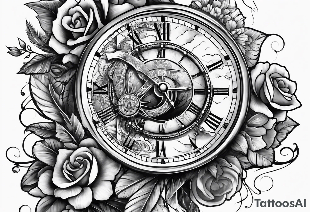 Time traveller tattoo idea