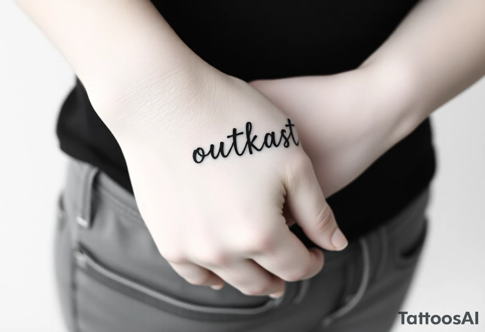 music group Outkast simple tattoos tattoo idea