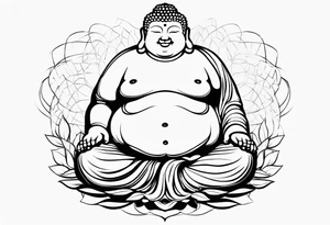 fat Buddha tattoo idea