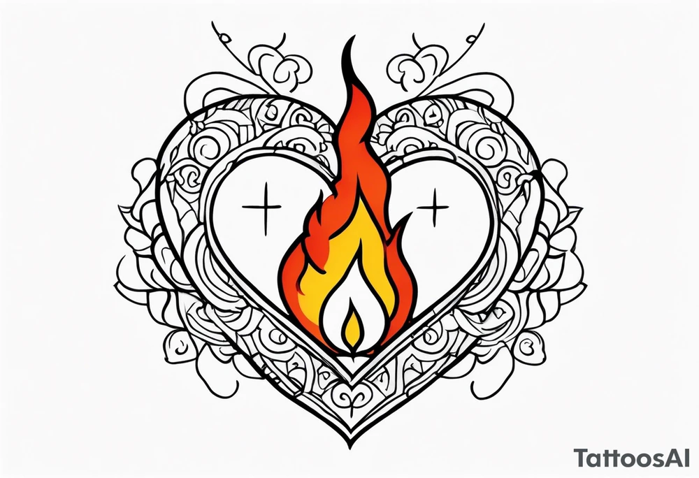 Mom Dad
Herz
Feuer 

Tor
Kerze tattoo idea