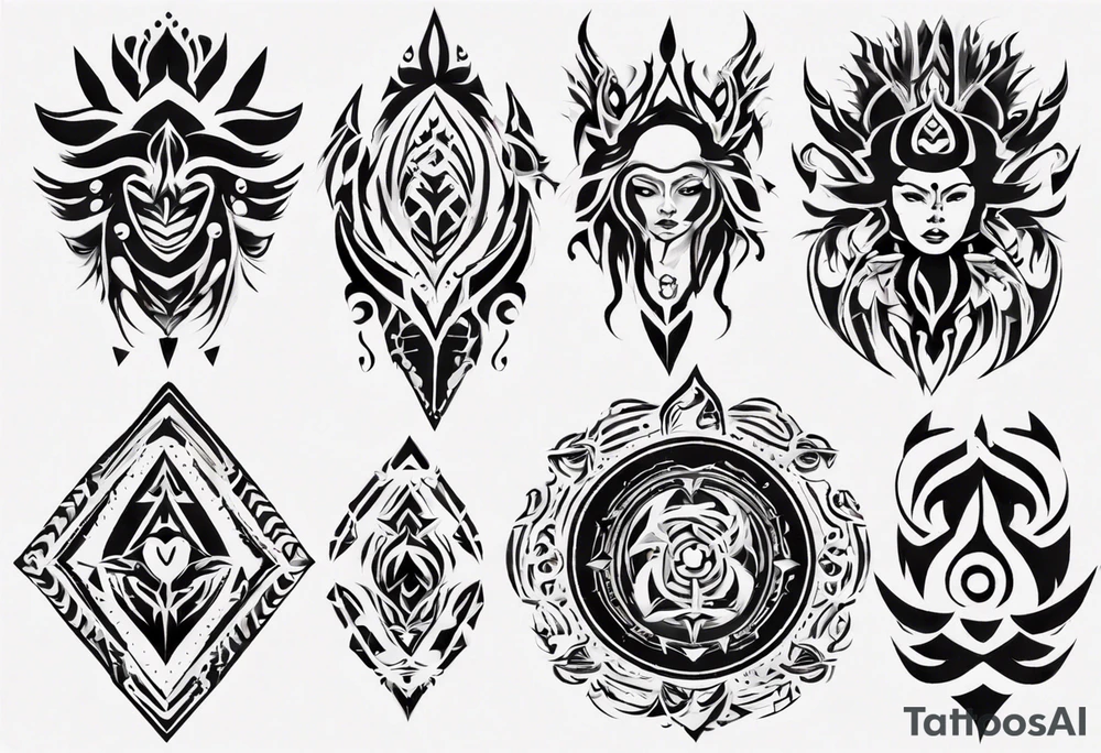 frame paper tattoo idea