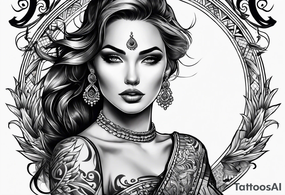 independence, freedom, courage, shoulder tattoo idea