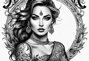 independence, freedom, courage, shoulder tattoo idea