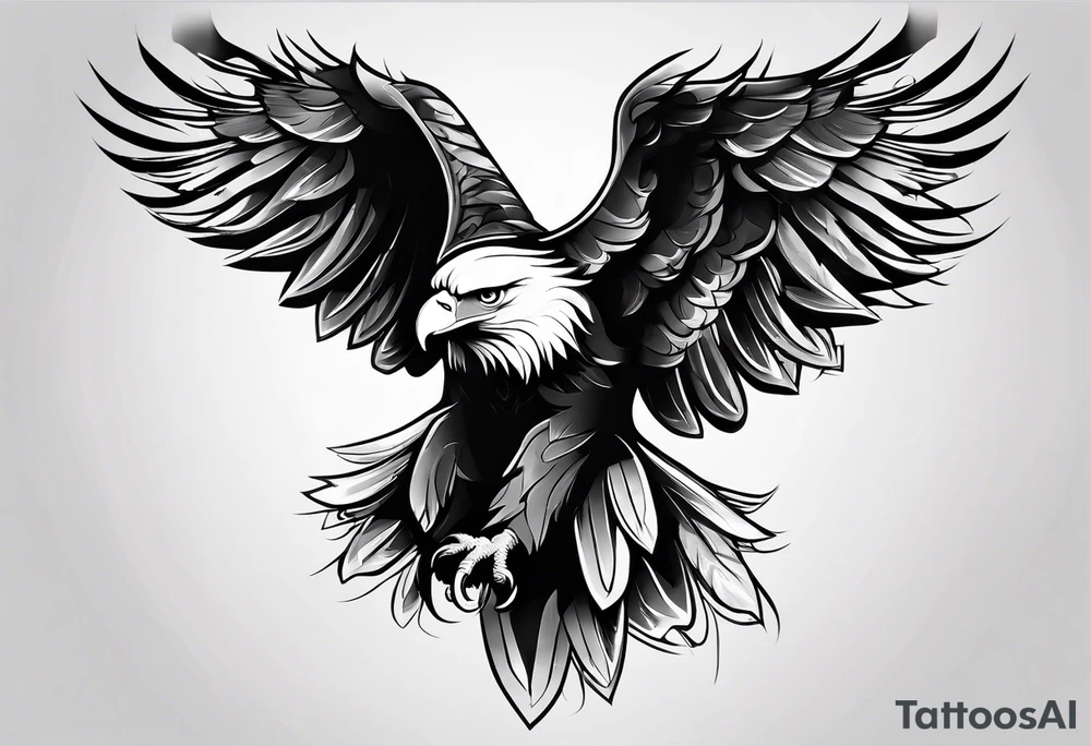 Roman Eagle tattoo idea
