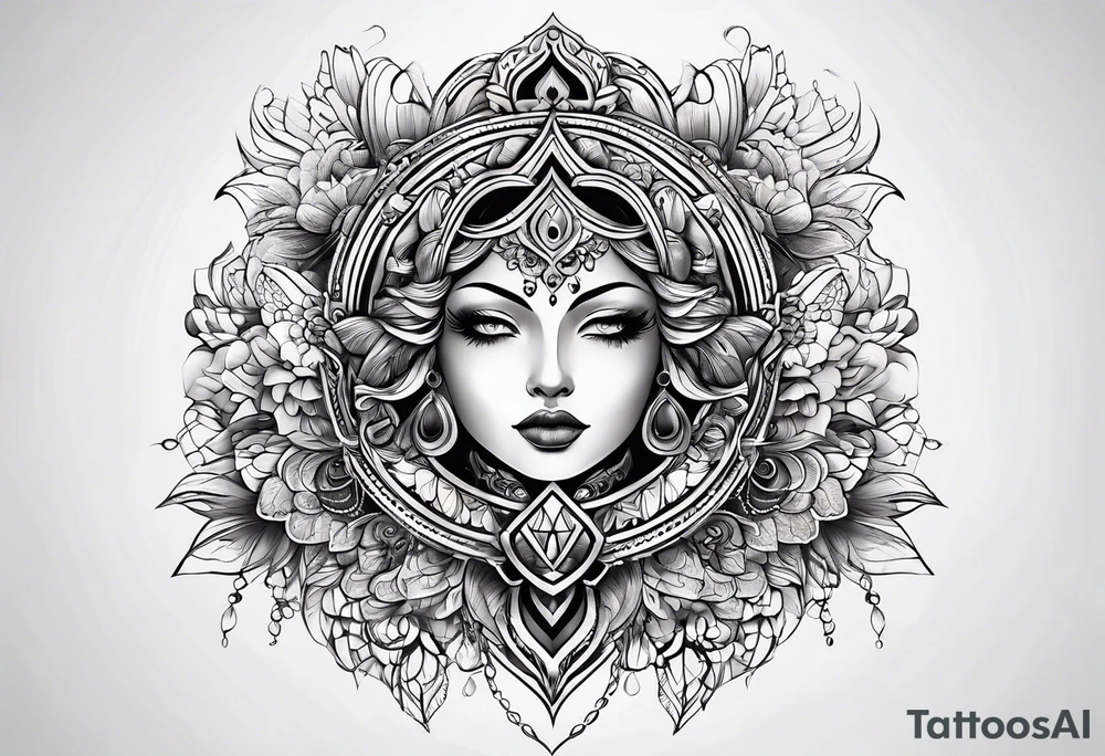демон tattoo idea