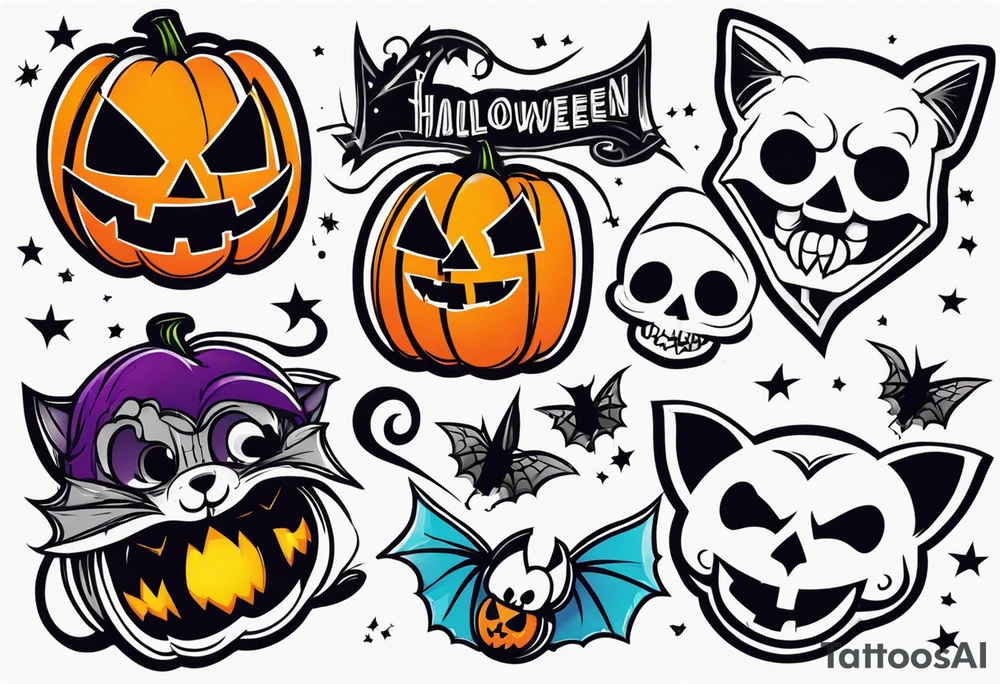 halloween tattoo idea