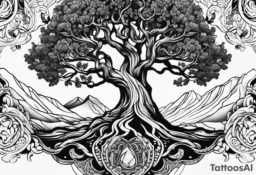 Yggdrasil tattoo idea