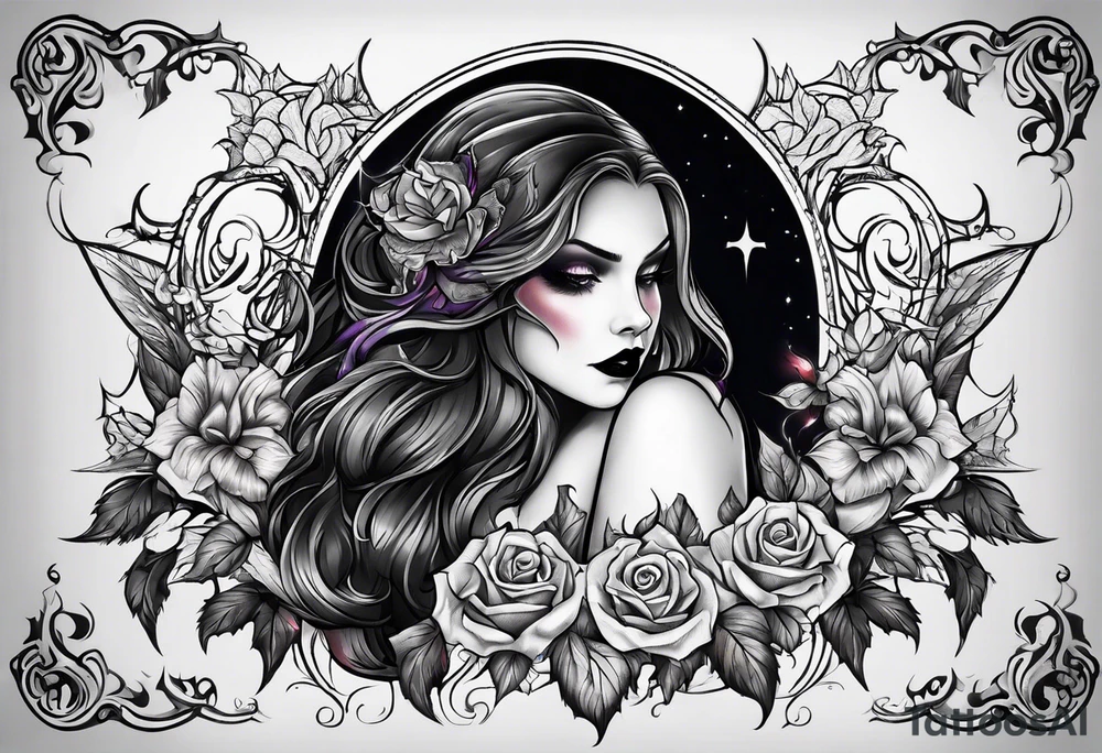 Vampire forearm tattoo design tattoo idea