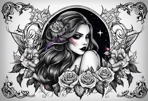 Vampire forearm tattoo design tattoo idea