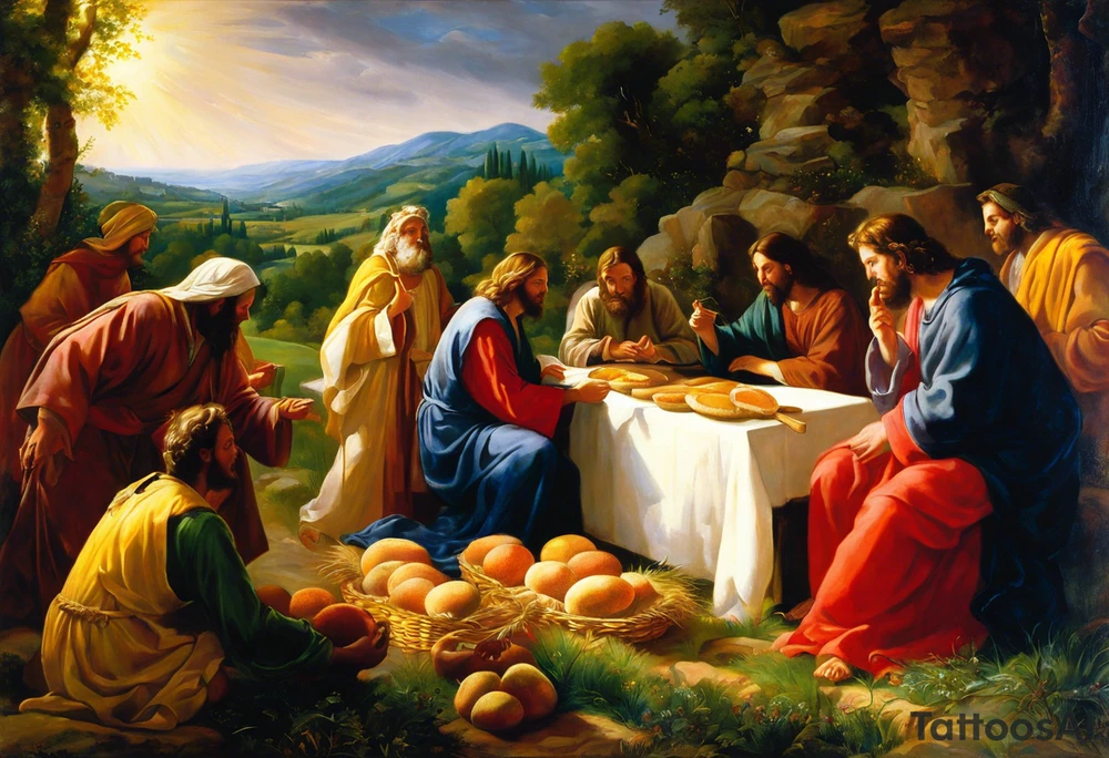 Our father who art in Heaven, hallowed by Thy name
Thy kingdom come, Thy will be done, on earth as it is in Heaven
'Give us our daily bread and forgive us our trespasses
As we forgive those who have trespassed against us
Lord, lead us not into temptation, but deliver us from evil
For Thine is the kingdom, power, and the glory forever tattoo idea