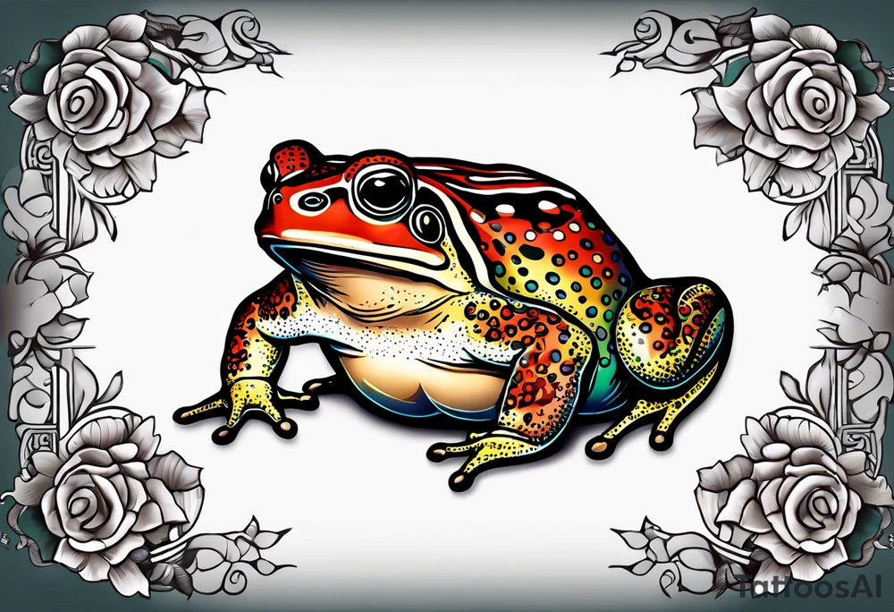 Gamakichi toad tattoo idea