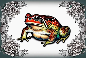 Gamakichi toad tattoo idea