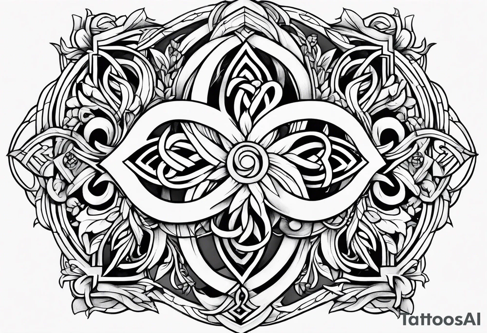 Witches knot tattoo idea