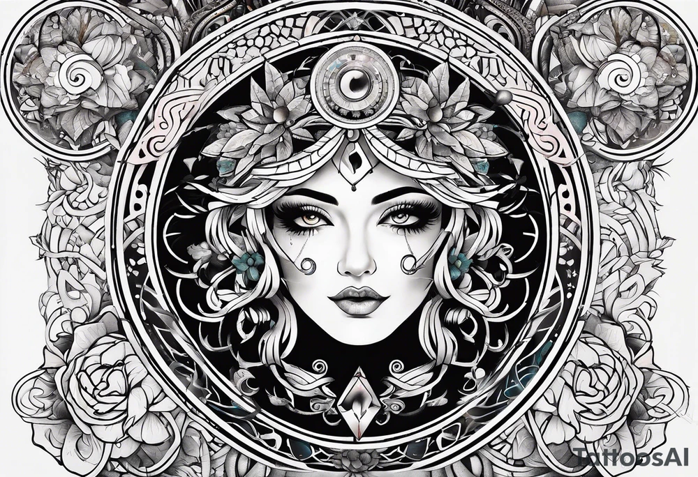 Magic circles tattoo idea