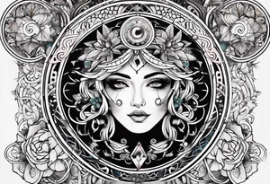 Magic circles tattoo idea