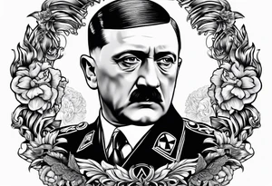 Adolp Hitler SS TOTEMKOPH tattoo idea