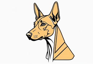 Pharaoh hound tattoo idea