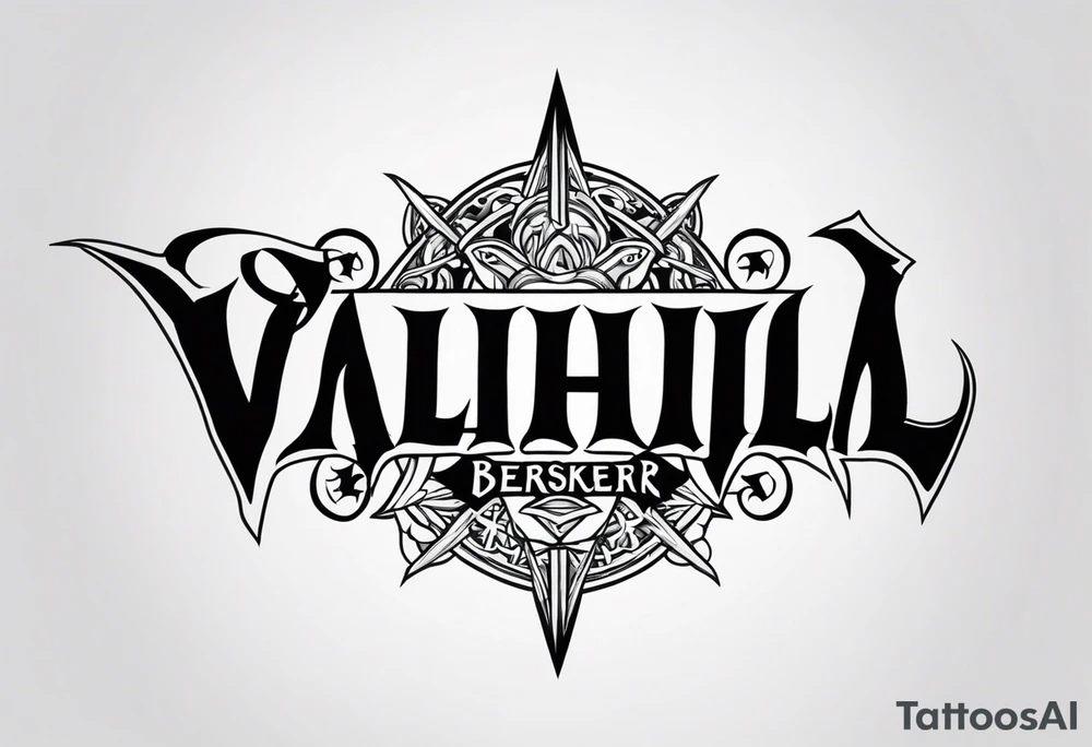 valhalla berserker tattoo idea