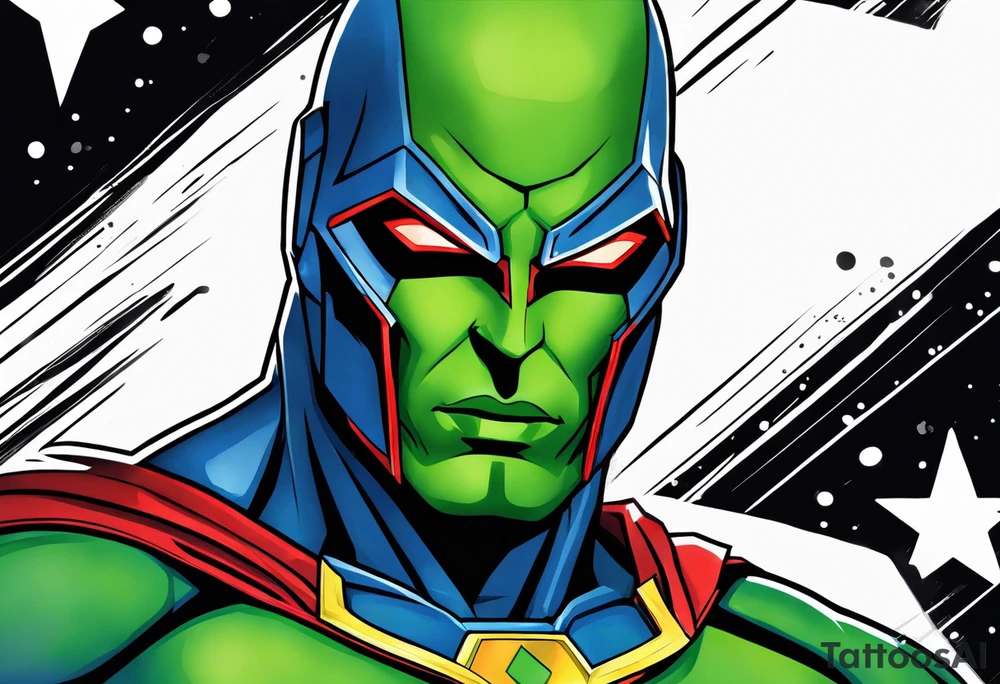 Martian Manhunter tattoo idea