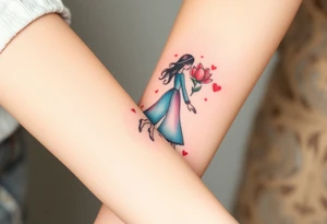 Husband and wife couples tatoo tattoo idea