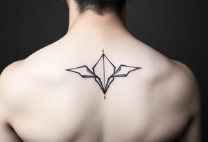 Simple abstract feminine tattoo tattoo idea