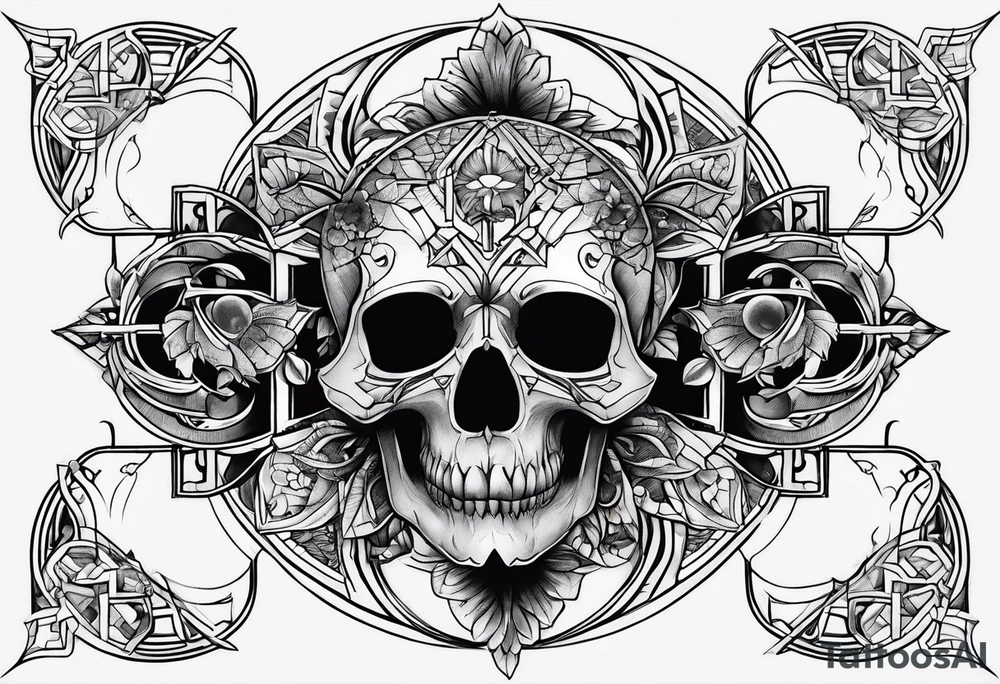 it is included 
humen from birth death cycle tattoo idea