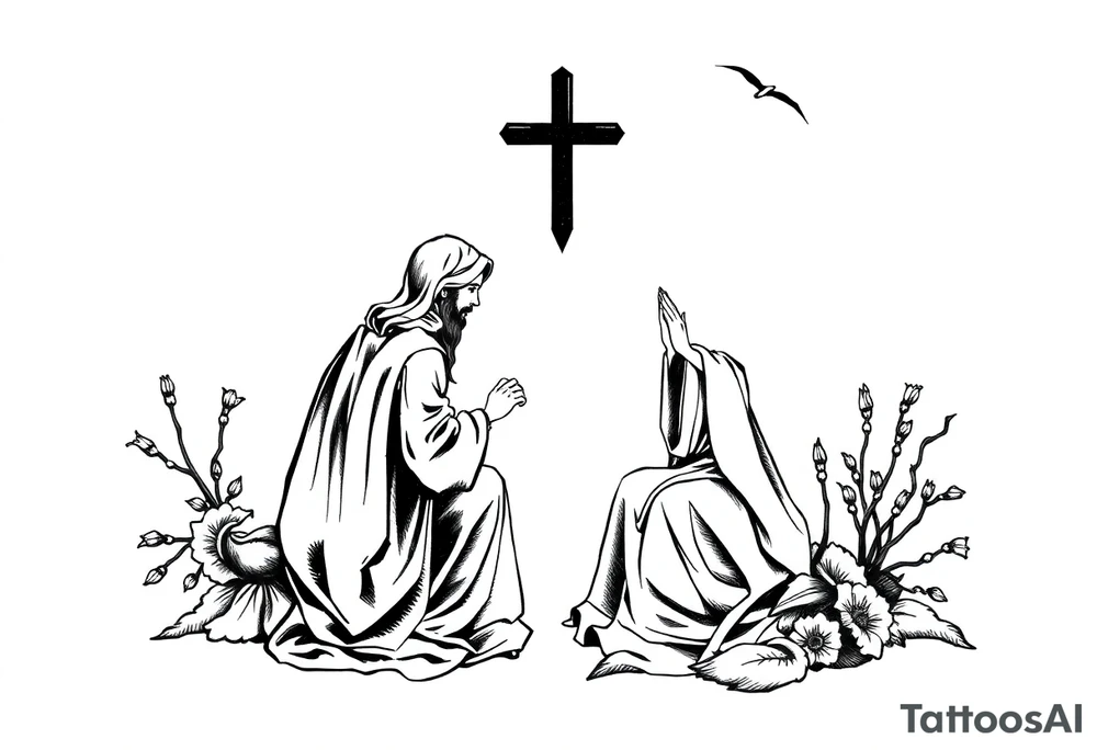 Faith scene tattoo idea