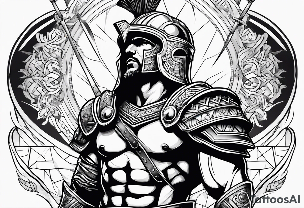 Gladiator tattoo idea