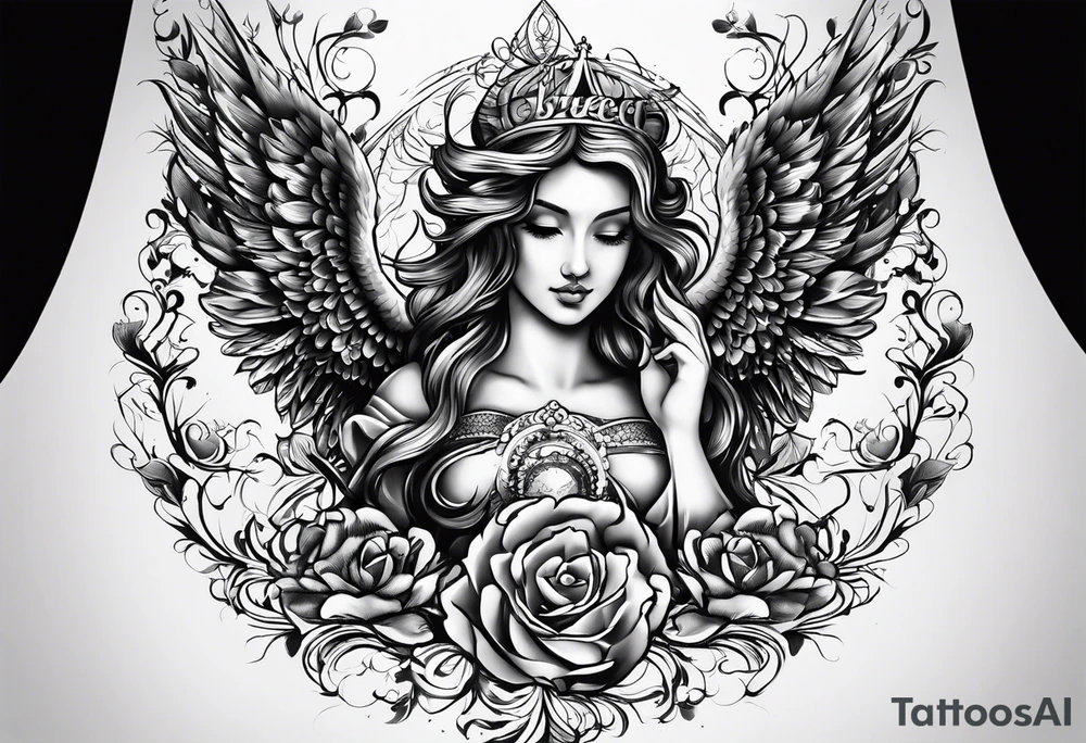 my sweet angel tattoo idea