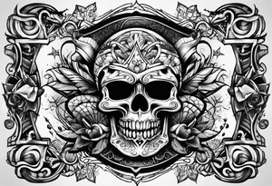 rock n roll tattoo idea