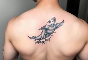 Sea levitation curving up from my elbow to my bicep and unto my chest. tattoo idea