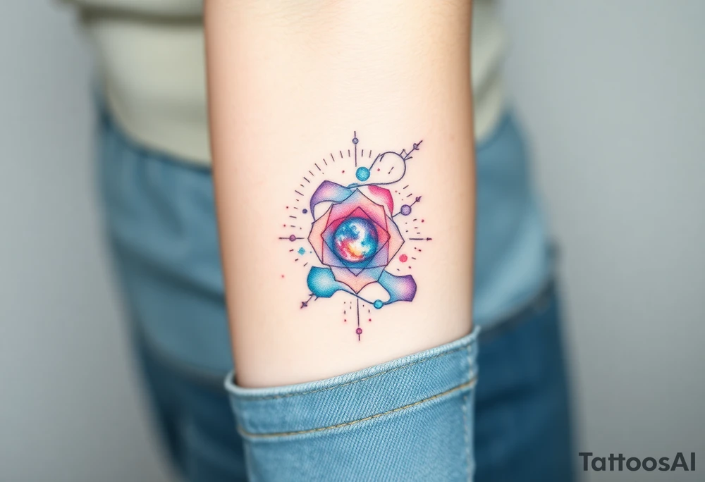 A galaxy tattoo idea