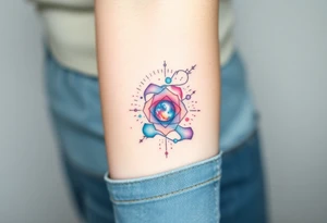 A galaxy tattoo idea