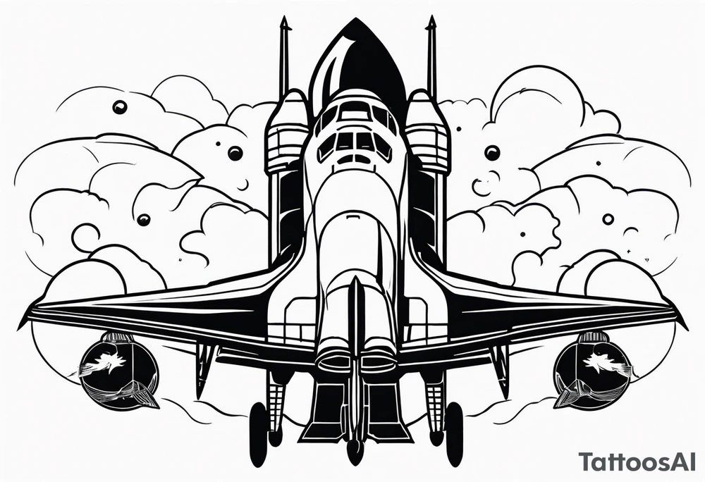 space shuttle tattoo idea