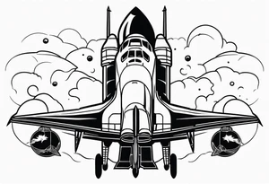 space shuttle tattoo idea