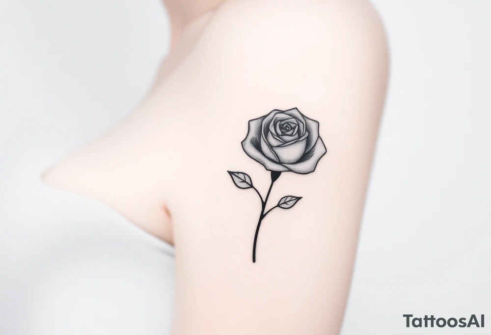 rose tattoo idea