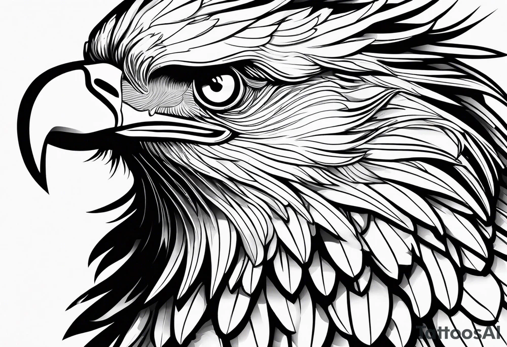 fish eagle tattoo idea