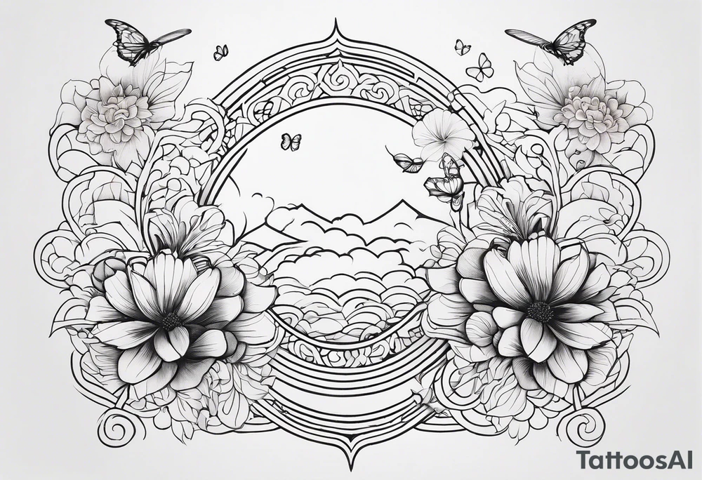 Create a Fine Line tattoo made out of the name Mingo and very pretty maybe a butterfly tattoo idea