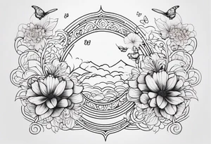 Create a Fine Line tattoo made out of the name Mingo and very pretty maybe a butterfly tattoo idea