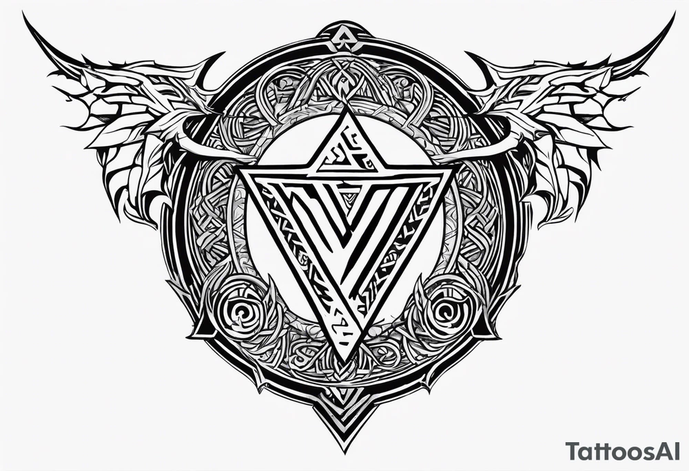 Valhalla round shield axe
Valknut sword dragon head tattoo idea Valhalla round shield axe
Valknut sword dragon head tattoo idea