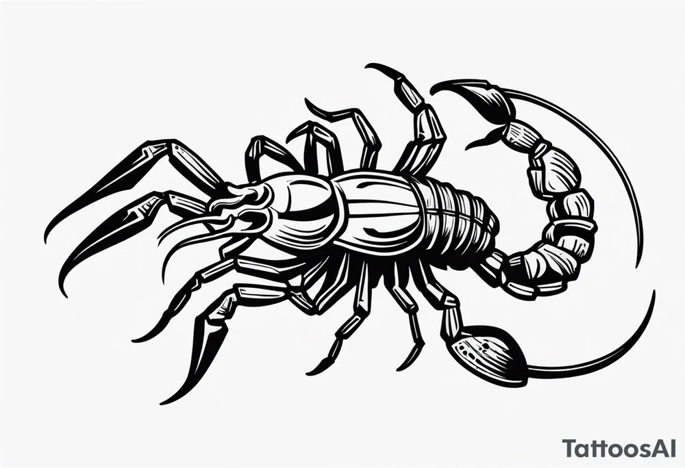 scorpion tattoo idea