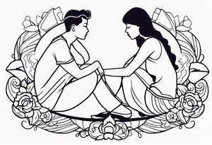 two people fucking tattoo idea