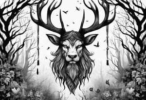 Leshy creepy tattoo idea